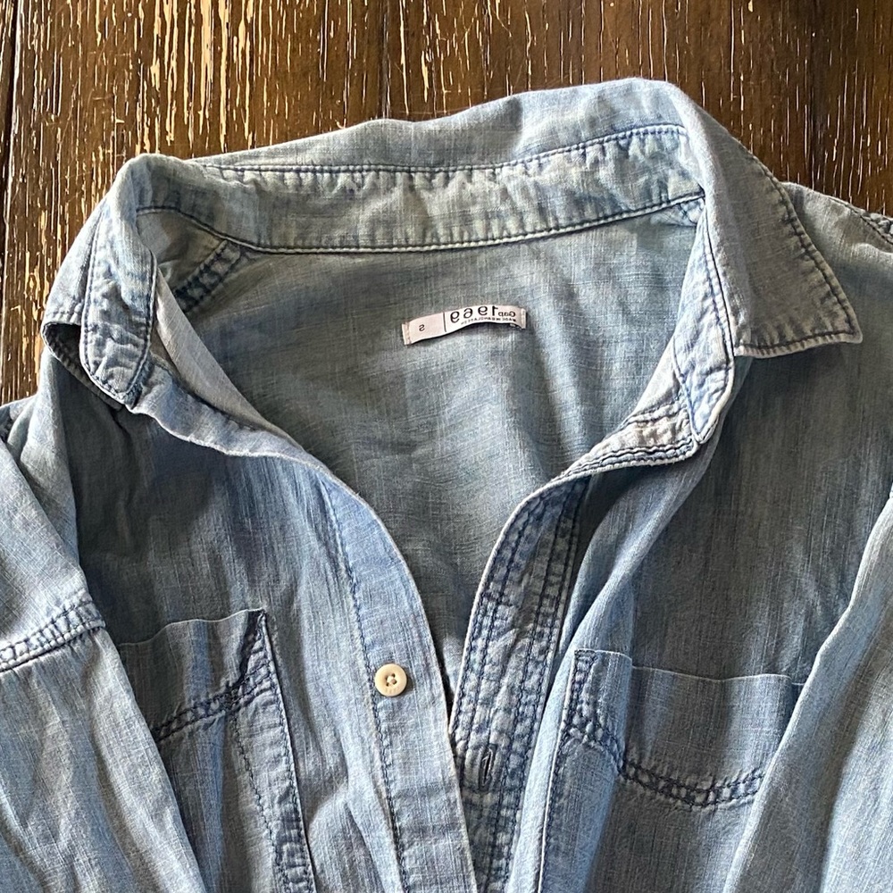 GAP Light Blue Denim Shirt